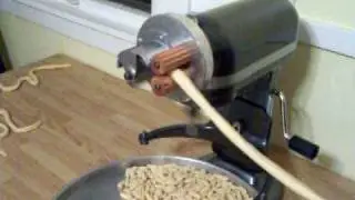 Pt 1 Homemade Cavatelli Using My Home Built KitchenAid Stand Mixer Cavatelli Maker Attachment