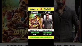 Maari 2 vs Raayan Movie Comparison || #shorts #raayan #maari2 #raayanmovie #shortvideo #trending