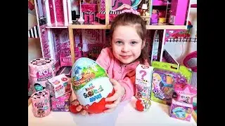 Giant Kinder Egg Surprise opening Easter 2019 / Новинка Огромное яйцо гигант мега распаковка Пасха