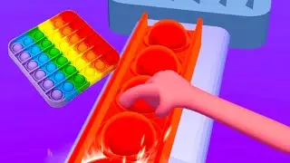 Pop It Run! 🌈   🟢  All Levels Gameplay Android, IOS #177 🎮