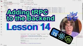 Lesson 14. Adding tRPC to the Backend (TypeScript, Node.js, React)