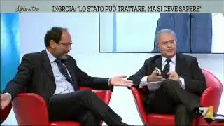 Scontro Cicchitto-Ingroia: ‘Giustizialista ignorante’, ‘La querelo!’