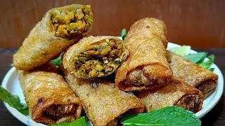 Crispy Mutton Keema Roll ki Aasan Recipe | super tastyy  keema Roll | Ramadan Iftar starter Recipes