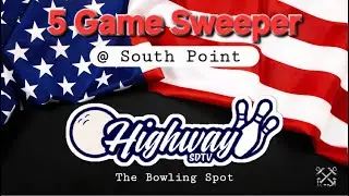 5 Game Sweeper | Aug 15 2025 | South Point | Las Vegas, Nv #highwaysdtv #bowlingforPops #pops