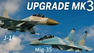 MWT tank battles air combat Mig 35 fulcrum & Chinese J-16 gameplay