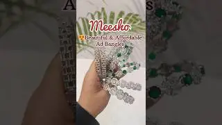 😍 Affordable and Beautiful Ad Bangles From Meesho #meesho#jewellery #unboxing #trending#viral