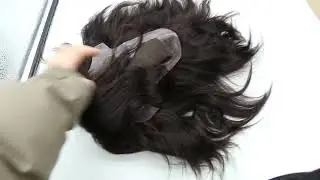 Custom human hair toupee for men