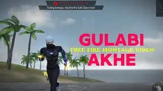 Gulabi Ankhen 😍-Free Fire Montage video Editing 🤯| Trending song | Free Fire Song| Free Fire