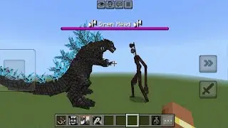 The art of Trevor Henderson Vs Godzilla Minus One ADDON in Minecraft PE 
