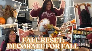 Fall Reset 🍂 | Decorate With Me + Cozy Vibes for Autumn