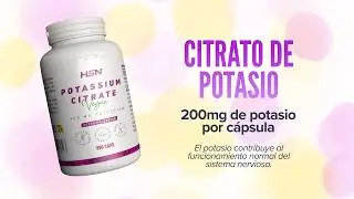 🔋 Citrato de Potasio 200mg | Electrolito esencial para m&uacute;sculos, tensi&oacute;n y sistema nervioso