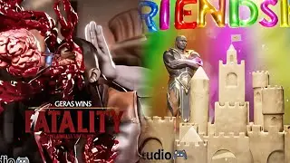 Geras friendship finisher+ short fatality  | Mk11 funny & savage ending @ukGamingStudio 