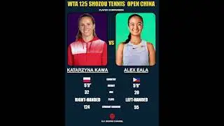 Alex Eala at Suzhou Open 2025! 🎾 Cheering every point! #AlexEala #SuzhouOpen #Tennis