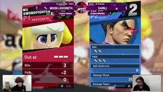 DarkJ (Kazuya) vs. MSHN | avioneta (Mii Swordfighter) - Losers Semis [AWS 7]