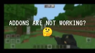 Addons are not working? | how to use addons in minecraft pe | MCPE all version #MinecraftPE #addon