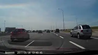 Motorcycle gang Take over Toronto Freeway 401
