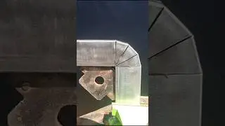 quick welder trick to bend thin square pipe #welding​  #metalworking​ #fabrication #cuttingtechnique