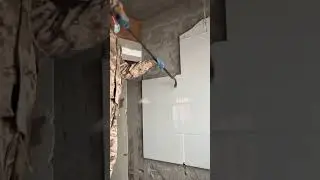 the process of manually dismantling ceramics using a machine
