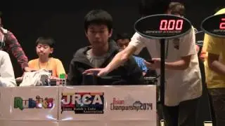 Asian Championship 2014 One-Handed winning average 14.57