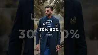 Heritage redefined, luxury unmatched, Shahnameh Heritage Wear is now at flat 30% & 50% off.