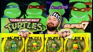 ESTO SE DESCONTROLÓ | SUPER7 ULTIMATE LEONARDO -RAPHAEL - DONATELLO & MICHAELANGELO GLOW IN THE DARK