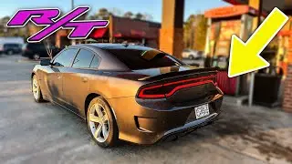 SXT TO SRT REAR BUMPER SWAP ON MY 2018 CHARGER R/T! 