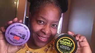 Ebin 24 Hour Edge Tamer / Murray&rsquo;s Edgewax Extreme Hold on 4 Textured Hair with Gray