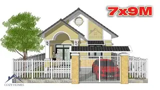 #CozyHomes | Mẫu Nh&agrave; 7x9m C&oacute; 2 Ph&ograve;ng Ngủ | House Plan 7x9m - 2 Bedroom