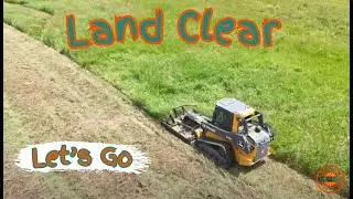 Professional brush clearing, brush hogging, or land clearing