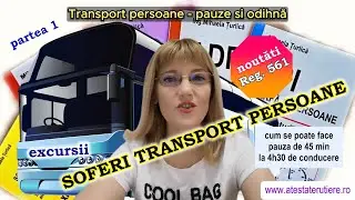 Sofer transport persoane ➡️ timpi de conducere p1