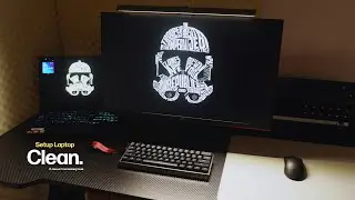 Bikin Setup Gaming Laptop CLEAN Buat GAMING & LIVESTREAM !! (ft. Rexus Omni Gaming Desk)