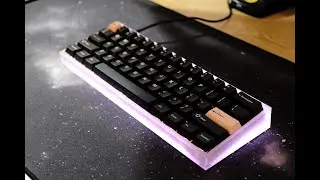 Gateron Silent Ink Lubed & Filmed Soundest | Acrylic Tofu + GMK Olivia ++