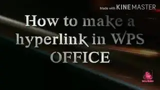 #How to create hyperlink in WPS office#