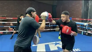 ANDRES CORTES IN CAMP, FOR NOVEMBER 16TH ON #STEVENSONDELOSANTOS CARD, AT TOP RANK GYM