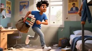 BCA Student ki kahani college ki part1 #kahani  #story #bca #btech #cartoon 