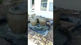 New front yard fountain