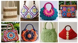 200+Attractive shoulder hand bags designs for ladies/crochet new stylish designs of purse
