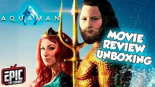 Aquaman Movie Review + Exclusive Toy Unboxing with Funko Blind Box Surprise Aquaman and Mera Toys