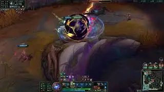 LOL Highlight - (rammus  - Jungle) A giant bean bug that matures the more it gets hit