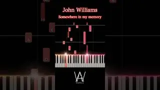 Somewhere in My Memory - Piano Tutorial 🎄 | John Williams #shorts