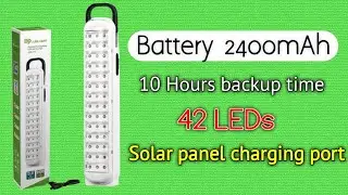 Rechargeable Led Emergency light unboxing  || Model Dp 714 || 5 to 10 Hours backup