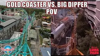 Gold Coaster vs. Big Dipper POV | Compare the Ride at Luna Park to How it Looks Today at Dreamworld