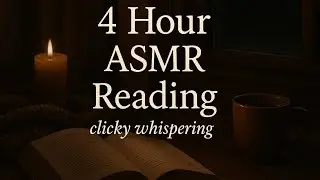 ASMR - 4 hours of clicky whispering (video compilation) //  ٤ ساعات قراءة بصوت خفيف أ س م ر