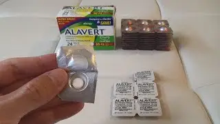 ALAVERT ALLERGY 24 HOUR RELIEF ALLERGY TABLETS CUSTOMER REVIEW AND CLOSE UP LOOK