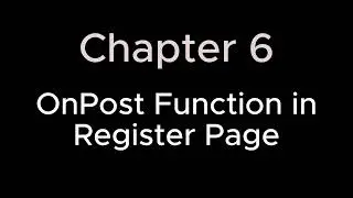 How to start a project with Entity Framework Core to store into database. A simple register form.