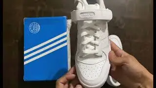 Adidas forum low White unboxing