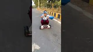 Test Drive of New Hoverboard on road 😨 || #shortvideo #shorts