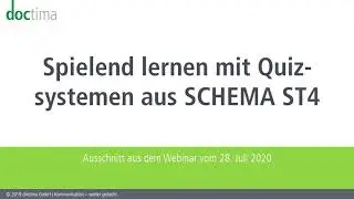 Weiterbildung mit Gamification: Quizsysteme aus SCHEMA ST4