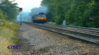 PONTRILAS AND LICKEY BANK CLASS 47'S SUMMER 1994