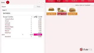 QSR Quick Service POS Demo - iTab POS Restaurant System